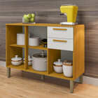 Balcão 3 Portas 2 Gavetas - Anne-cinamomo - Chf Móveis