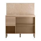 Balcão 3 Portas 2 Gavetas Art Com Tampo 120cm Vanilla