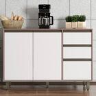 Balcao 3 Portas 2 Gavetas Com Tampo 120cm 17035 Pln