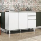 Balcão 3 Portas 2 Gavetas Sem Tampo Evidence Poliman