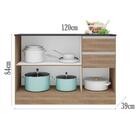 Balcao 3 Portas Com Tampo 120cm 17006 Pln