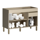 Balcão 3p 1g 1200 Line Vanilla