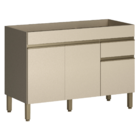 Balcão 3p 1g 1200 Line Vanilla