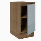 Balcão 40 Cm 1 Porta Rustic/cinza Lux Madesa