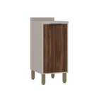 Balcão 40cm 1 Porta Com Tampo Stylo Luciane Móveis