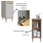 Balcão 40cm 1 Porta Isabelle Freijó/arenas