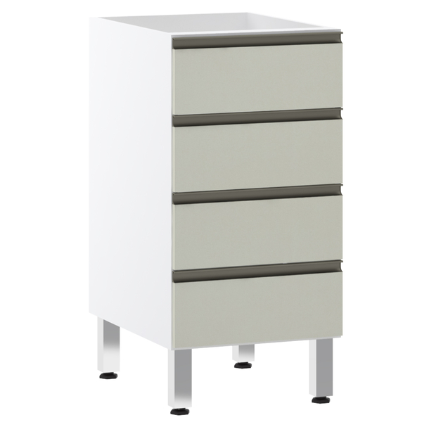 Balcão 40cm Branco4 Gavetas Kashmir Spring