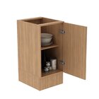 Balcão 40cm Com 1 Porta 1 Prateleira E Rodapé Cz Amendoa