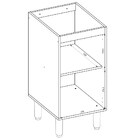 Balcão 40cm Com Tampo 15mm 1 Porta 100% Mdf Kali Premium 3081