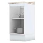 Balcão 40cm Com Tampo 1 Porta 100%mdf Liana H02 Branco Hp - M