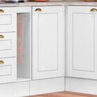 Balcão 40cm Com Tampo 1 Porta 100%mdf Liana H02 Branco Hp - M