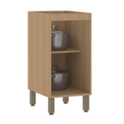 Balcão 1 Porta 40x87x53cm Madeira Freijó Slim Luciane