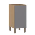 Balcão 1 Porta 40x87x53cm Madeira Freijó Slim Luciane