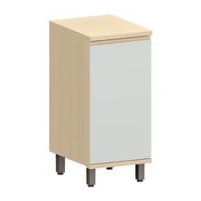 Balcão 1 Porta 40x90x53cm Madeira Carvalho Aura Luciane