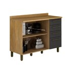 Balcão 4 Gavetas 2 Portas Tarantela Valdemóveis Cinamomo/graf