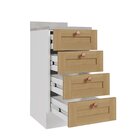 Balcão 4 Gavetas 40cm Com Tampo Arizona Cabecasa Madeiraorigi