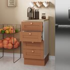 Balcão 4 Gavetas 40cm Com Tampo Arizona Cabecasa Madeiraorigi