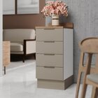 Balcão 4 Gavetas 40cm Com Tampo Com Rodapé Ipanema Cabecasa M