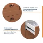 Balcão 4 Gavetas 40cm Sem Tampo Arizona Cabecasa Madeiraorigi