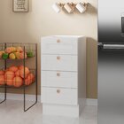 Balcão 4 Gavetas 40cm Sem Tampo Arizona Cabecasa Madeiraorigi