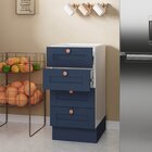 Balcão 4 Gavetas 40cm Sem Tampo Arizona Cabecasa Madeiraorigi