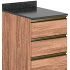 Balcao 4 Gavetas Corrediças Telescópicas Em Mdf Kali Premium