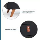 Balcão 4 Gavetas Play Artemobili Preto/garapa