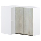 Balcão 40cm Branco 4 gavetas Legno Crema 82,5x40x53cm Spring Luciane