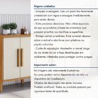 Balcão 5 Portas 2 Gavetas Lorena Nature/off White