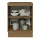 Balcão 60 Cm 1 Porta Rustic/cinza Lux Madesa