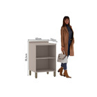 Balcão 60cm 2 Portas Com Tampo Stylo Luciane Móveis