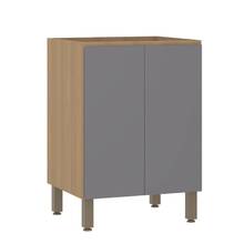 Balcão 2 Portas 60x87x53cm Madeira Freijó Slim Luciane