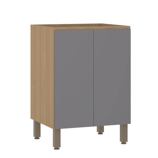 Balcão 2 Portas 60x87x53cm Madeira Freijó Slim Luciane