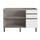 Balcão 70cm Com Tampo 2 Portas Diamante Cadorin Móveis