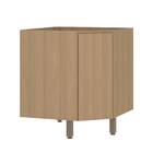 Balcão 1 Porta 74x87x74cm Madeira Freijó Slim Luciane