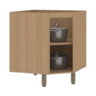 Balcão 1 Porta 74x87x74cm Madeira Freijó Slim Luciane