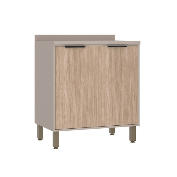 Balcão 80cm 2 Portas Com Tampo Stylo Luciane Móveis