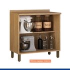 Balcão 80cm 2 Portas Salvador Cinamomo/grafite