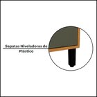 Balcão 80cm 3 Gavetas Cozinha Milão Grafite / Freijó Rocks