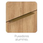 Balcao 80cm Com Tampo 2 Portas Deseo Mel /fendi