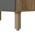 Balcão 80cm Kali Premium Com Gaveta De Vidro E Tampo Mdf 25mm