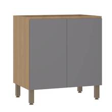 Balcão 2 Portas 80x87x53cm Madeira Freijó Slim Luciane