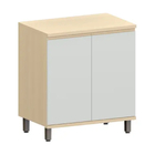 Balcão 2 Portas 80x90x53cm Madeira Carvalho Aura Luciane