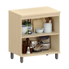 Balcão 2 Portas 80x90x53cm Madeira Carvalho Aura Luciane