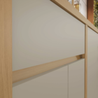 Balcão 2 Portas 1 Gaveta 80x91x52cm Madeira Carvalho Greige Condessa Nesher