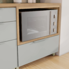 Balcão 1 Gaveta 80x91x52cm Madeira Verde Marquesa Nesher