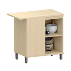 Balcão 1 Porta 95x90x53cm Madeira Carvalho Aura Luciane