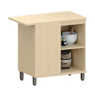 Balcão 1 Porta 95x90x53cm Madeira Carvalho Aura Luciane