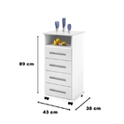 Balcão Açaí Branco – Passe Bem Móveis