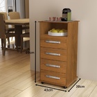 Balcão Açaí Freijó – Passe Bem Móveis